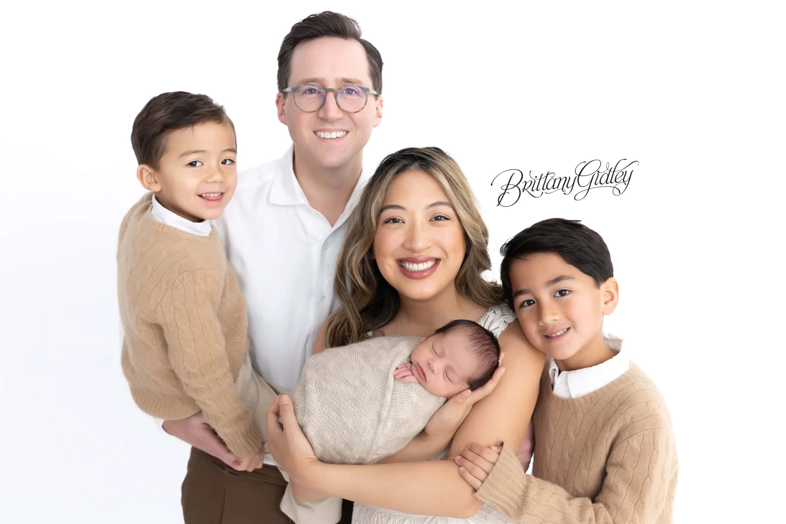 Newborn With Family