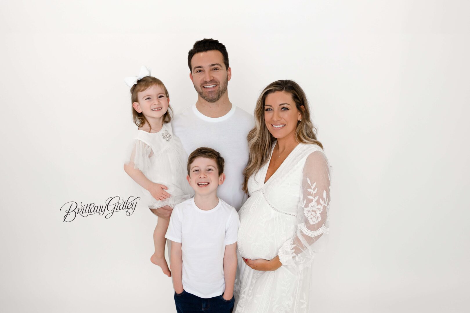 All White Maternity Photo Shoot | Best Maternity Images