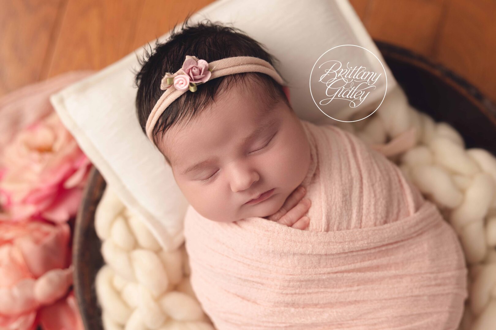 Newborn Baby Girl Photoshoot Studio in Cleveland Ohio