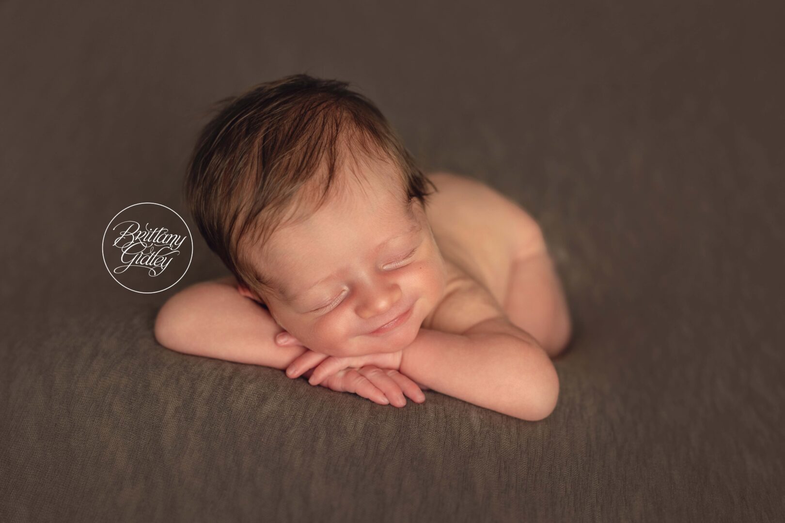 Columbus Newborn Smiling