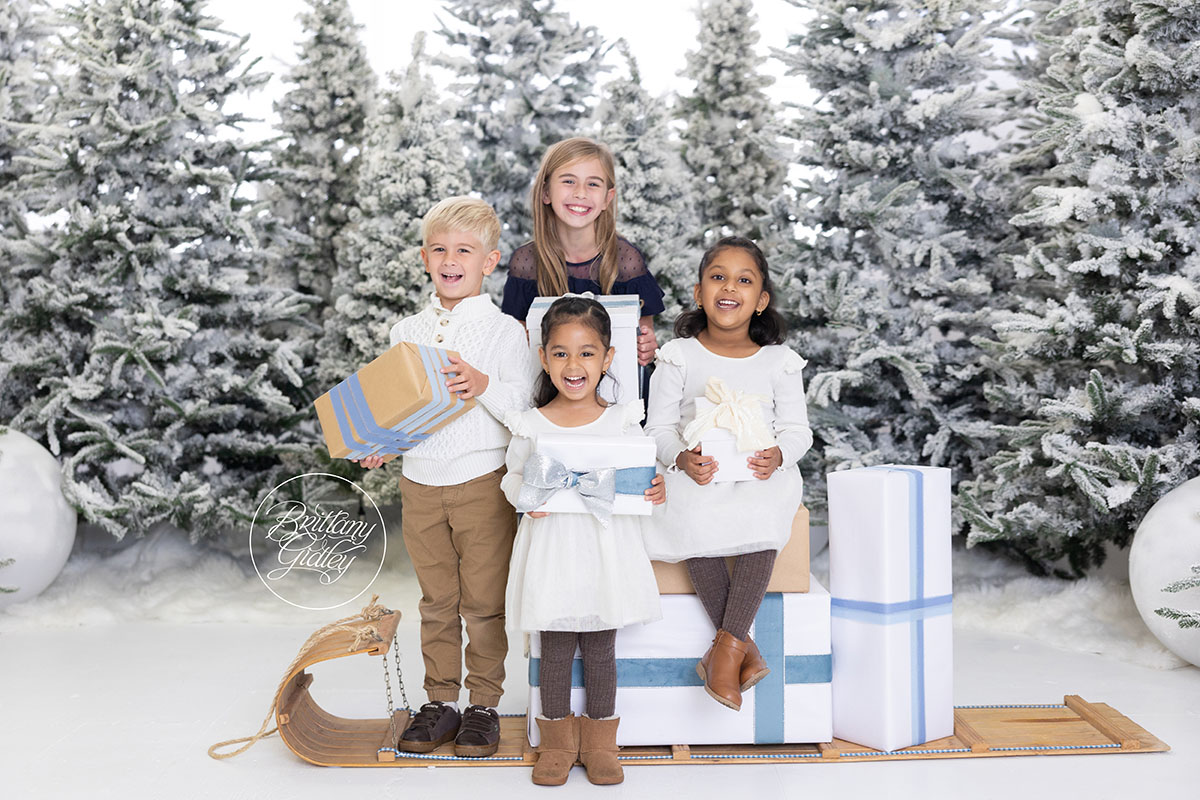 kids christmas photography cleveland ohio