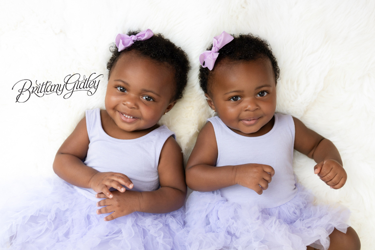 Twin Photographer | Brynn & Blair 12 Months