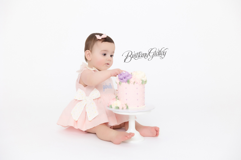 First Birthday Cake Smash Photo Shoot